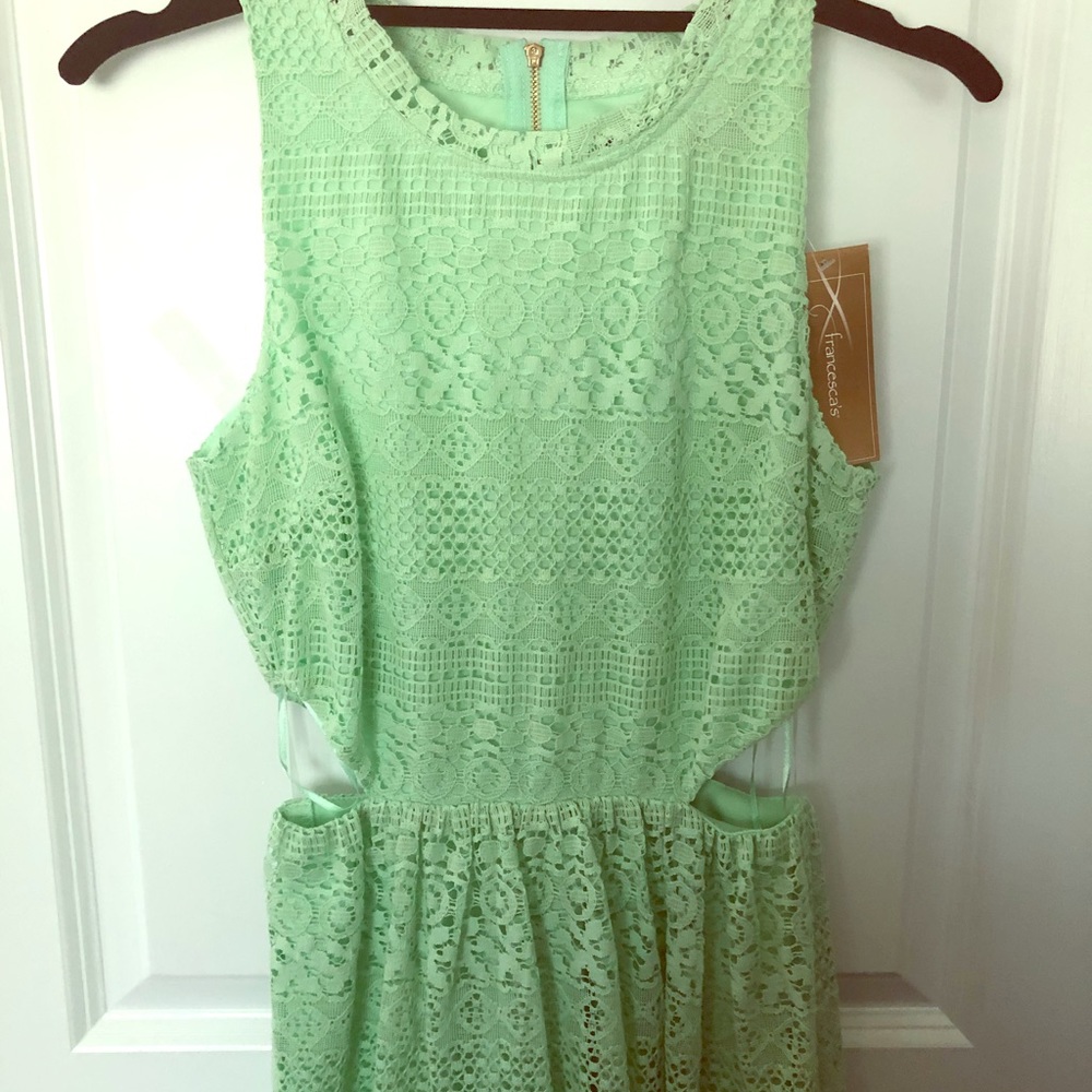 NWT Francesca’s lace cut-out dress